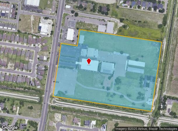 2110 S Mccoll Rd, Edinburg, TX Parcel Map