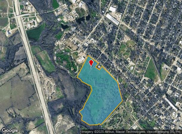 1117 W Jefferson St, Waxahachie, TX Parcel Map