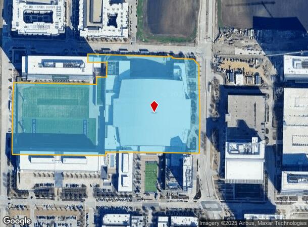 9 Cowboys Way, Frisco, TX Parcel Map