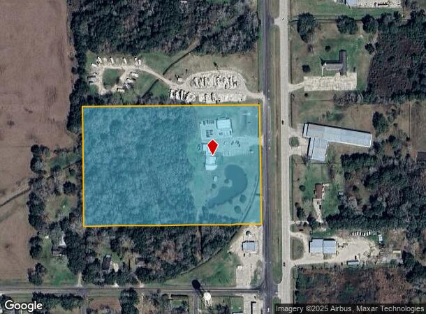 2626 Highway 124, Stowell, TX Parcel Map