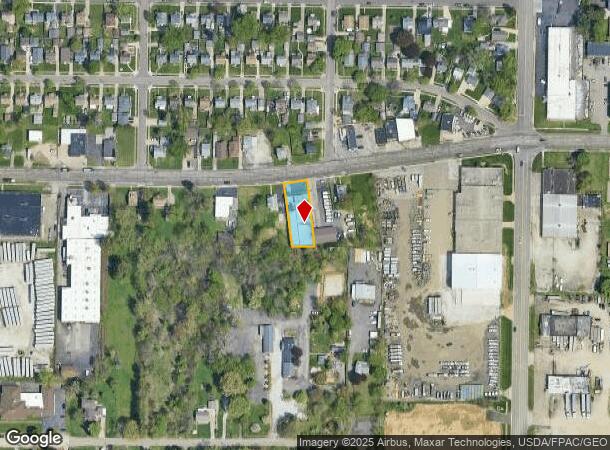 1178 Triplett Blvd, Akron, OH Parcel Map