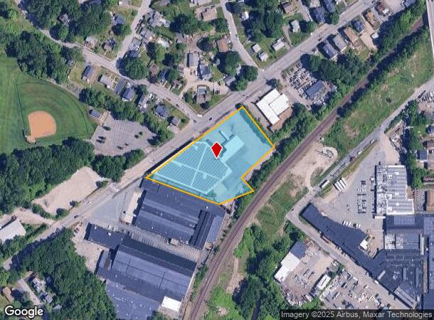 233 Stafford St, Worcester, MA Parcel Map