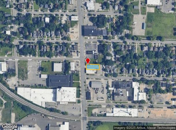  1402 Division Ave S, Grand Rapids, MI Parcel Map