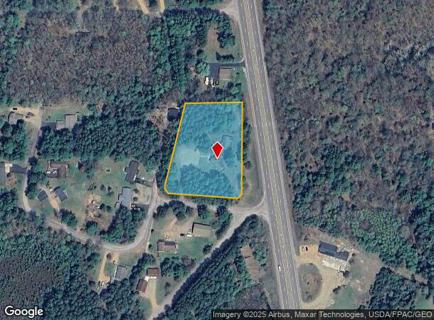 7076 Semrau Trl, Hazelhurst, WI Parcel Map