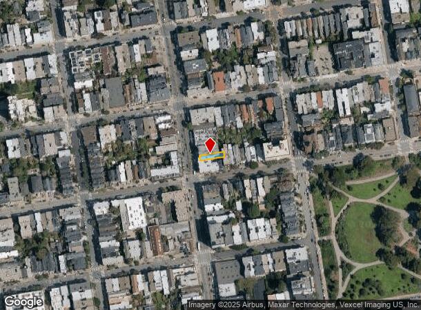 814 Divisadero St, San Francisco, CA Parcel Map
