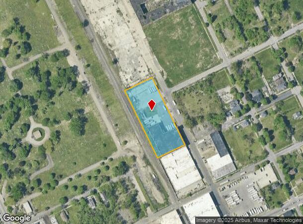  5151 Bellevue St, Detroit, MI Parcel Map