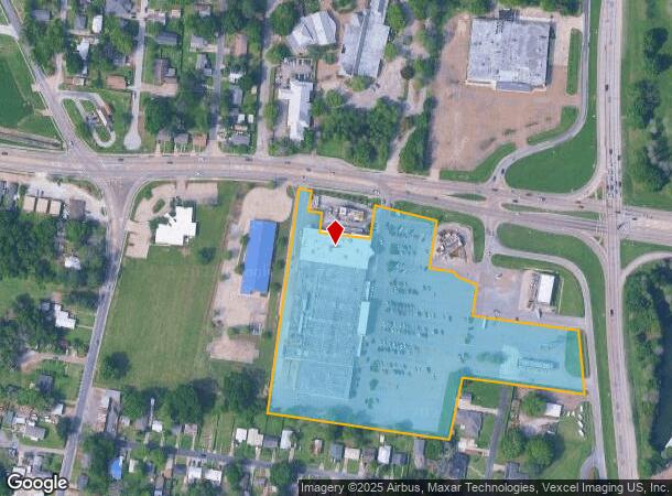 215 W Willow St, Lafayette, LA Parcel Map