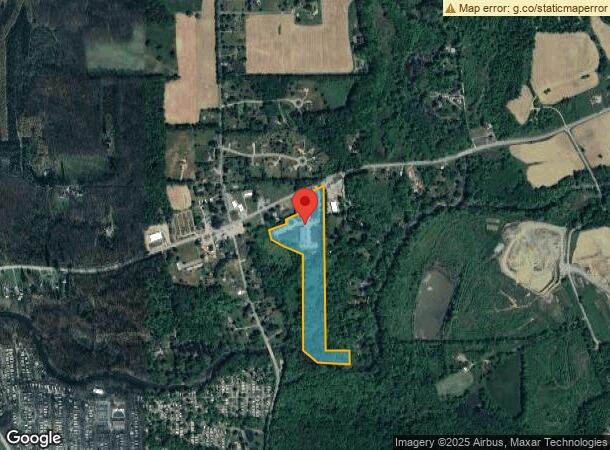  877 New Castle Rd, Slippery Rock, PA Parcel Map