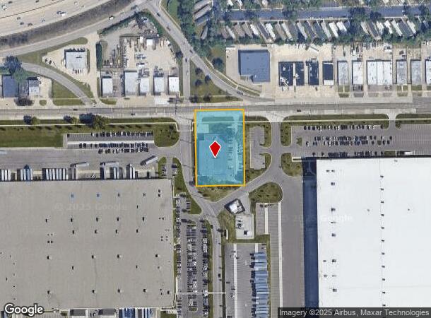  1600 E 10 Mile Rd, Hazel Park, MI Parcel Map