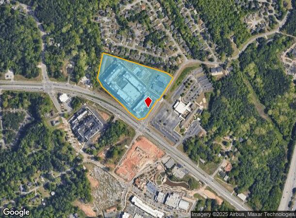 1270 Hillcrest Dr, Sugar Hill, GA Parcel Map