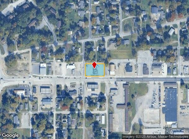 1105 W Main St, West Frankfort, IL Parcel Map