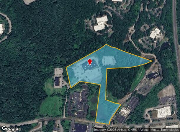  118 Flanders Rd, Westborough, MA Parcel Map