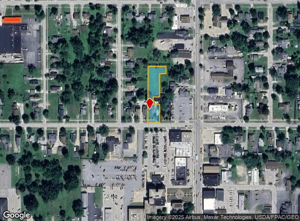  17 W Walnut St, Jefferson, OH Parcel Map