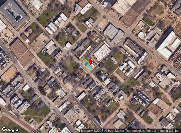  1501 Beaumont St, Dallas, TX Parcel Map