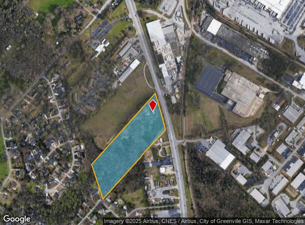  721 N Main St, Mauldin, SC Parcel Map
