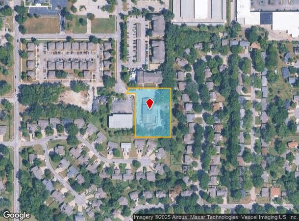 800 Comet Ln, Lawrence, KS Parcel Map