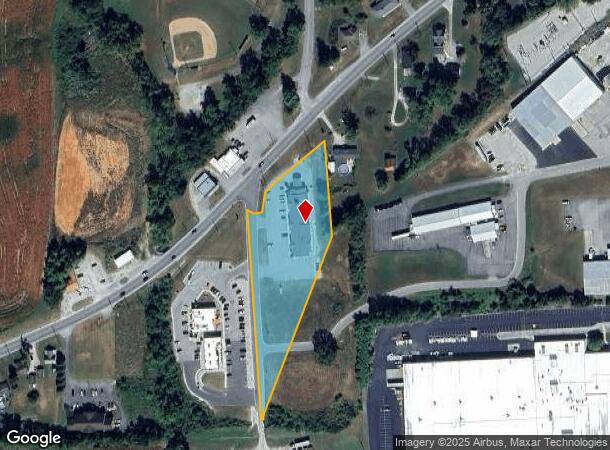 1015 E Hackberry St, Salem, IN Parcel Map