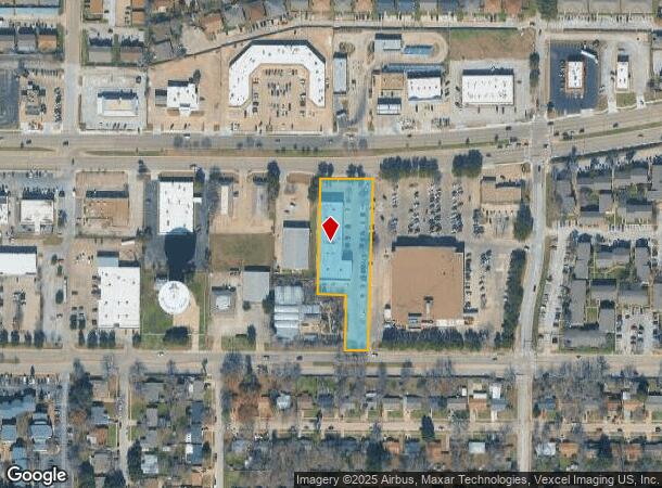 1250 E Pioneer Pky, Arlington, TX Parcel Map
