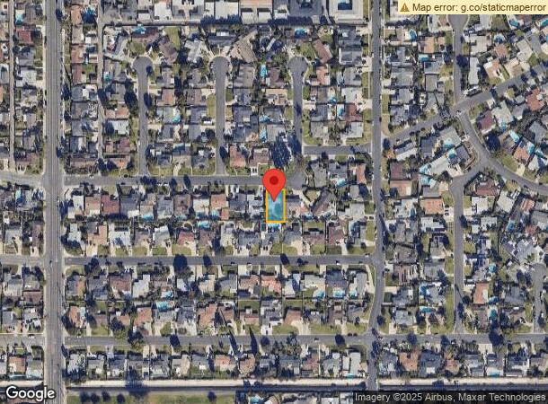  9642 Dewey Dr, Garden Grove, CA Parcel Map