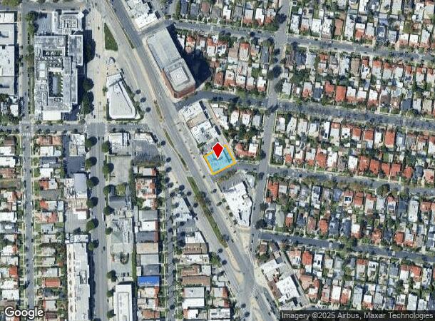  490 S San Vicente Blvd, Los Angeles, CA Parcel Map