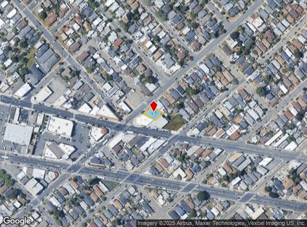  2614 Seminary Ave, Oakland, CA Parcel Map