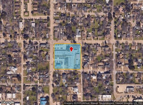 350 W College St, Lewisville, TX Parcel Map