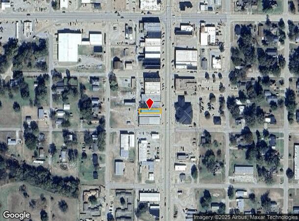  807 N Jim Thorpe Blvd, Prague, OK Parcel Map