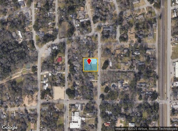 1403 N Thompson St, Conroe, TX Parcel Map