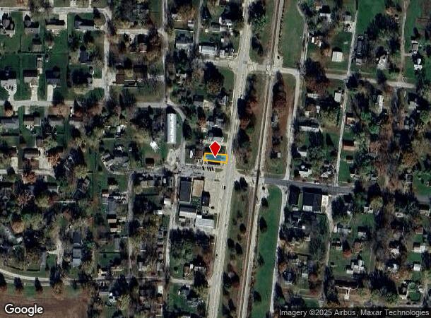  11 N Chestnut St, Pesotum, IL Parcel Map