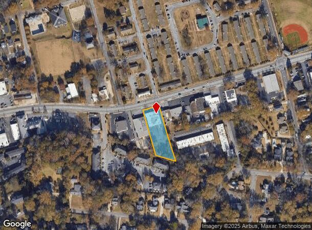  1039 Baxter St, Athens, GA Parcel Map