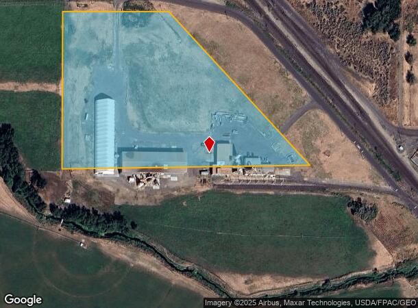  405 Hoosier Rd, Stanfield, OR Parcel Map