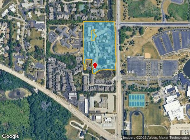 1642 W Colonial Pky, Inverness, IL Parcel Map