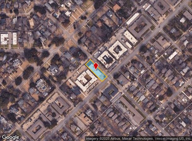  907 N Beacon St, Dallas, TX Parcel Map