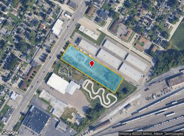 Allen Rd, Melvindale, MI Parcel Map