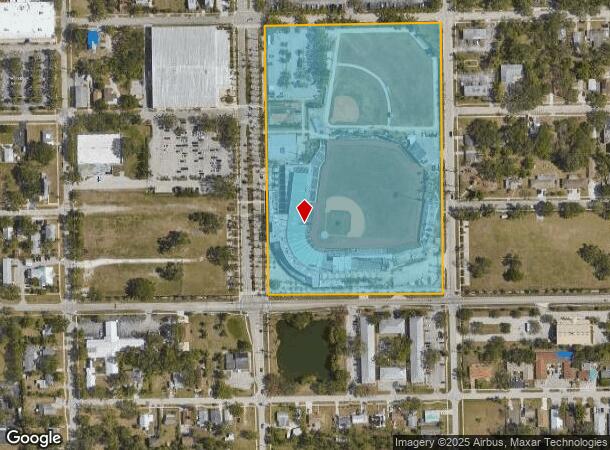  2201 Edison Ave, Fort Myers, FL Parcel Map