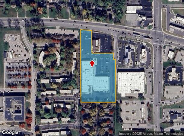 3136 N National Rd, Columbus, IN Parcel Map