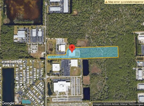  525 N John Rodes Blvd, Melbourne, FL Parcel Map