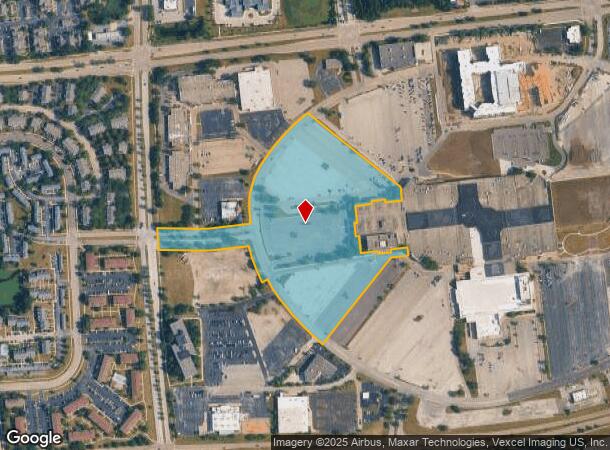 Fox Valley Ctr, Aurora, IL Parcel Map