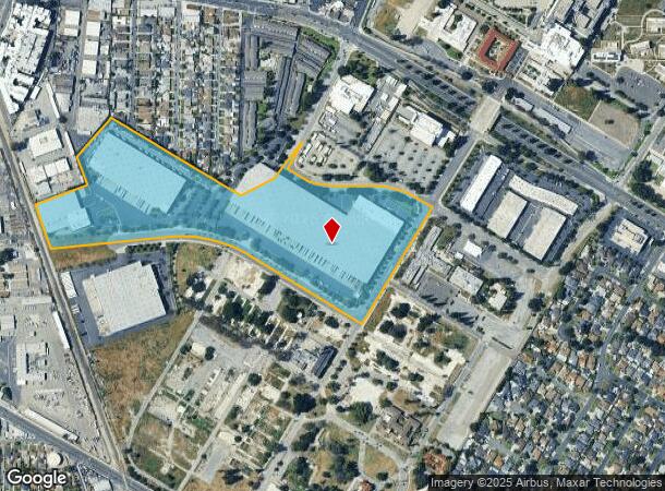 7500 Amigos Ave, Downey, CA Parcel Map