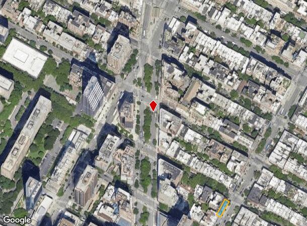  100 W 69Th St, New York, NY Parcel Map