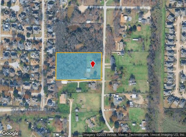 6600 Rickey Ln, Arlington, TX Parcel Map