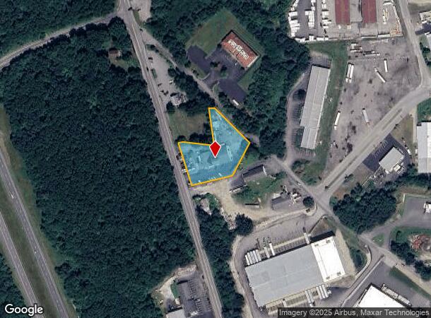 504 Quaker Hwy, Uxbridge, MA Parcel Map