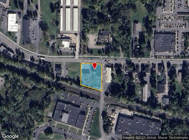 607 Whitney Rd W, Fairport, NY Parcel Map