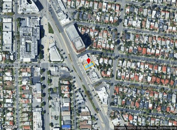  480 S San Vicente Blvd, Los Angeles, CA Parcel Map