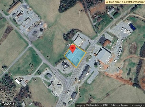  7195 Booker T Washington Hwy, Wirtz, VA Parcel Map