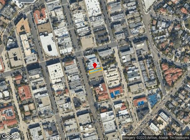  7755 Girard Ave, La Jolla, CA Parcel Map