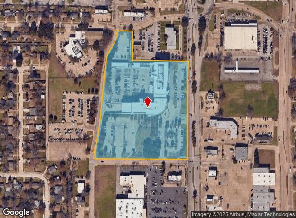  757 N Galloway Ave, Mesquite, TX Parcel Map