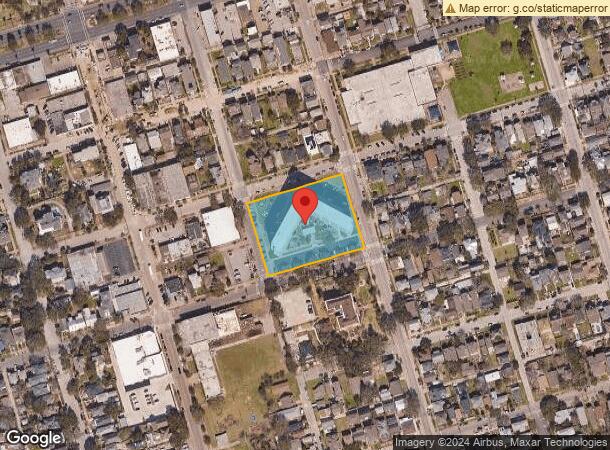  1211 21St St, Galveston, TX Parcel Map