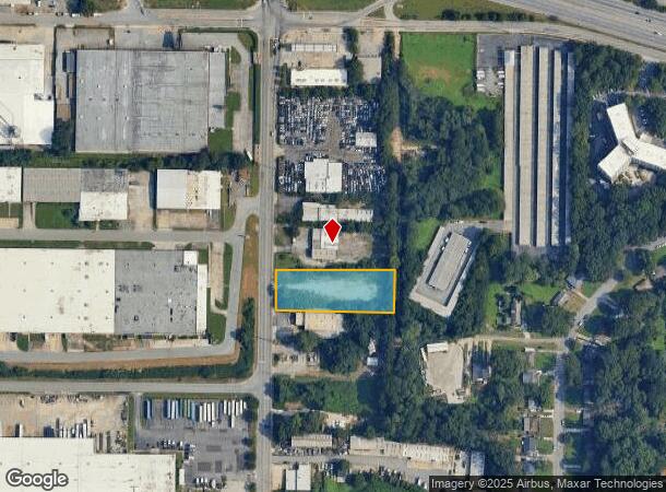  2180 Sylvan Rd, Atlanta, GA Parcel Map