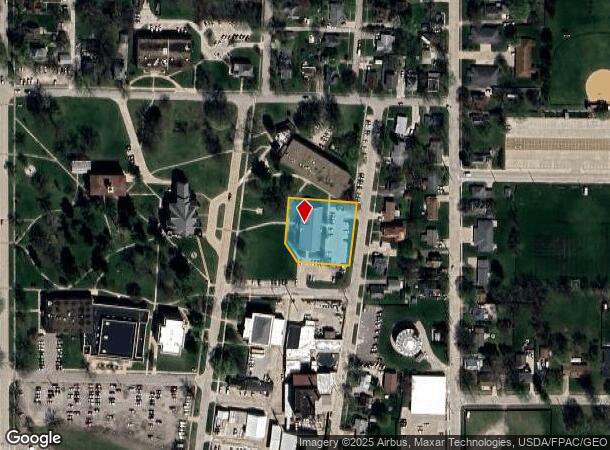 605 N Adams St, Mount Pleasant, IA Parcel Map
